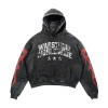 Custom Distressed Graphic Hoodie | Mens Heavyweight OEM Vintage Hoodie Supplier For Streetwear Brands