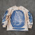 Sweatshirt Manufacturer | Custom Double Layer Distressed Acid Wash Sweatshirt Clothing Supplier
