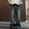 China Y2k Jeans Supplier | Custom Flare Jeans with Vintage Wash and Wide-Leg Silhouette Manufacturer | Groovecolor