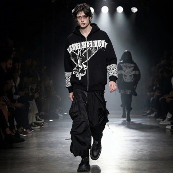 Custom Embroidered Hoodie Manufacturer | Vintage Style with DTG Print & Rhinestone | Custom Streetwear Clothing Supplier