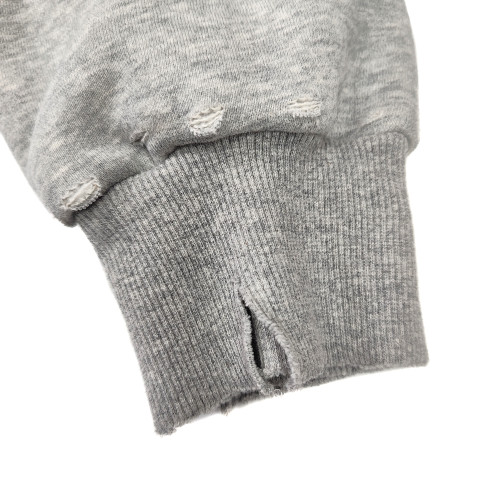 Oversized Hoodie Supplier | Custom Men's Distressed French Terry Hoodies for Streetwear Brands | Groovecolor