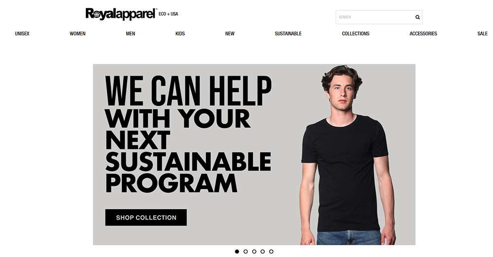 Royal Apparel Made in USA sustainable knitwear manufacturer in New York for eco-conscious brands