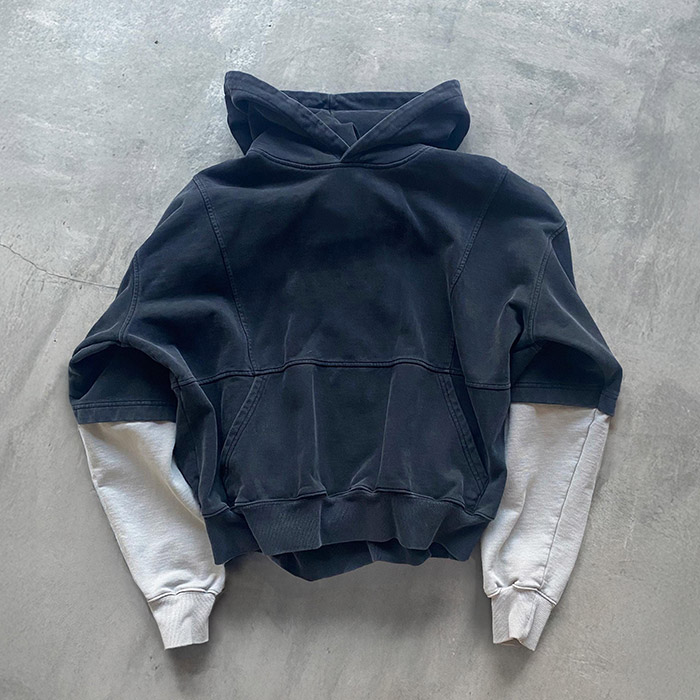Fit audit for drop shoulder hoodies at a streetwear manufacturer in Dongguan, China