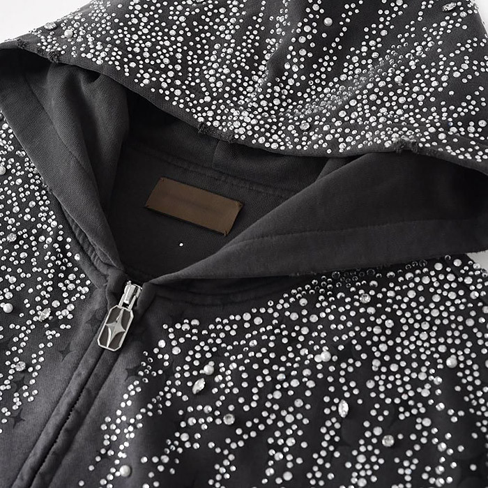 Why Custom Vintage Rhinestone Hoodies Are Harder to Manufacture Than They Look?