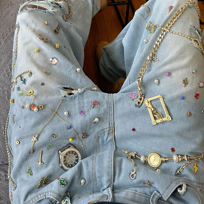 Cyberpunk clothing manufacturers controlling technical fabrics, complex washes, and streetwear bulk production