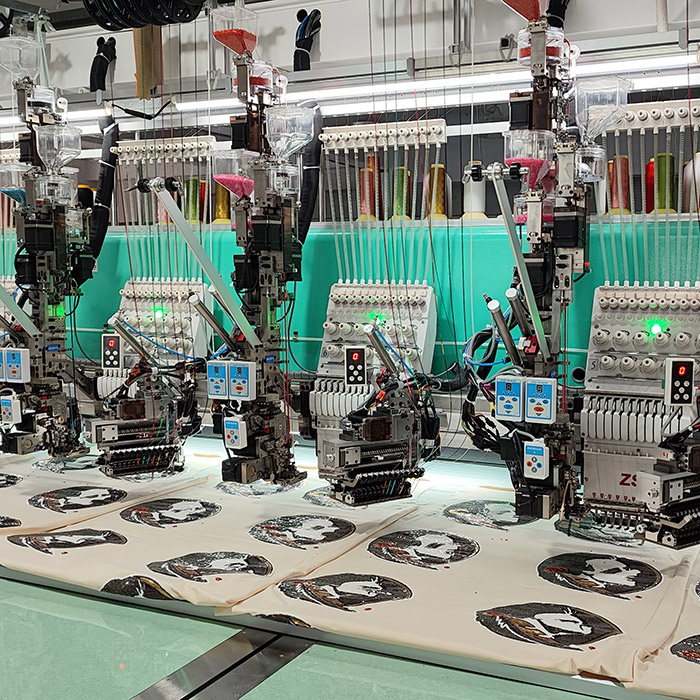Premium embroidered streetwear bulk approval records for China OEM production
