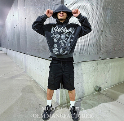Custom Vintage Hoodie Manufacturer | Custom Oversized Streetwear & Luxury Embroidery Clothing Factory