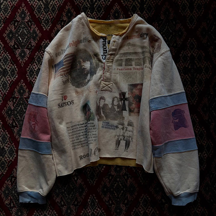 Vintage DTG graphic sweatshirt manufacturing in Dongguan China with print and wash testing