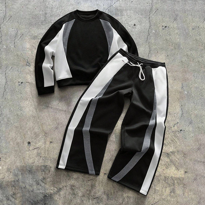 Quality control in streetwear manufacturing for custom men tracksuit USA production