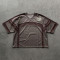 Custom Streetwear Jersey Tee Manufacturer | Mesh Panel Splicing & Applique Embroidery T-Shirt Factory | Groovecolor