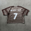Custom Streetwear Jersey Tee Manufacturer | Mesh Panel Splicing & Applique Embroidery T-Shirt Factory | Groovecolor