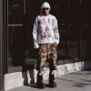 Custom Graphic Long Sleeve Tee Manufacturer | Premium DTG Print & Vintage Spray Effect | Groovecolor