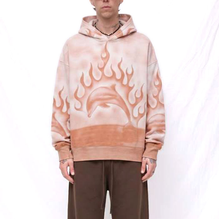 Washed hoodie manufacturer shrinkage color drift control on vintage wash hoodies
