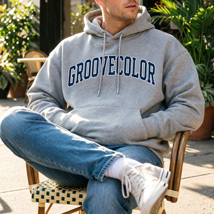 Heavyweight 400-600 GSM hoodie manufacturing in China showing dense French terry fabric construction, rib cuff recovery testing, and bulk production QC checkpoints for premium streetwear brands