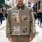 Men's Vintage Graphic Jacket Manufacturer | Oversized Screen Print Casual Jacket OEM Factory | Custom Cotton Streetwear Outerwear Manufacturer