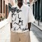 Oversized Streetwear Shirt Manufacturer | Custom Camp Collar Graphic Shirt for Men's Brands