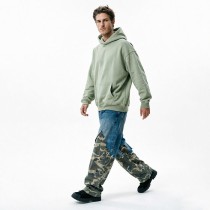 Long Sleeve Hoodie Manufacturer | Custom Oversized French Terry Hoodie for Streetwear Brands