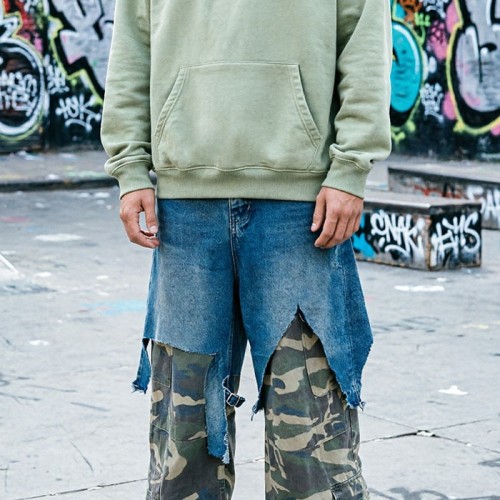 Long Sleeve Hoodie Manufacturer | Custom Oversized French Terry Hoodie for Streetwear Brands
