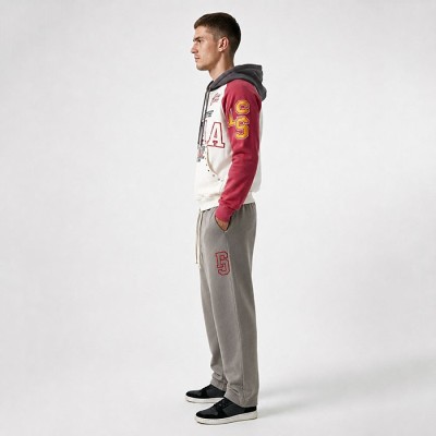 OEM Tracksuits Manufacturers | Custom Graphic French Terry Hoodie and Sweatpants Set for Streetwear Brands