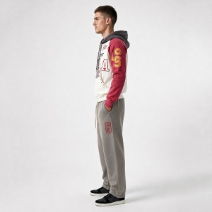 OEM Tracksuits Manufacturers | Custom Graphic French Terry Hoodie and Sweatpants Set for Streetwear Brands