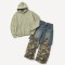 Plus Size Denim Pants Manufacturer | Camo Patchwork Baggy Cargo Jeans OEM Factory | GROOVECOLOR
