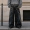 Graphic Denim Pants Manufacturer | Chain Print Baggy Jeans OEM Factory | GROOVECOLOR