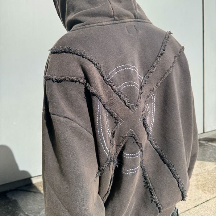 China-based custom jacket production with panels, trims, and embroidery review