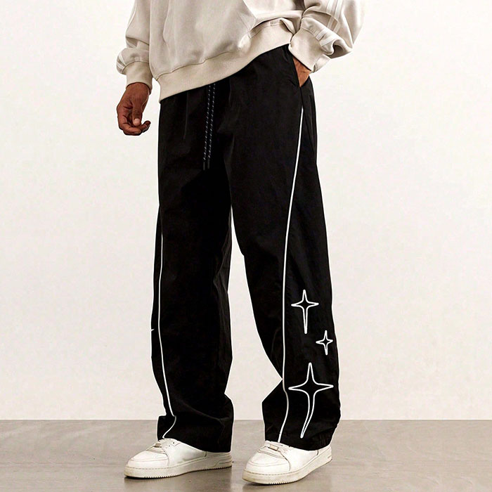 China-based OEM track pants sample review for premium streetwear production