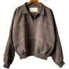 Sweatshirts Supplier For Men | Custom Heavy Weight Cotton Streetwear Sweatshirt | Overside Long Sleeve Vintage Swearshirts Manufacturer For Streewear Brand