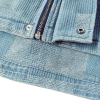 OEM Streetwear Jacket Manufacturer | Custom High Street Long Sleeve Jacket Clothing Supplier Washed Vintage Plaid Denim Coats for Men