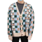 Manufacturing Cardigan Sweater For Streetwear Brand | Custom Vintage Luxury Plaid Knitted Sweater Supplier | Wholesale High Quality Sweaters Manufacturer