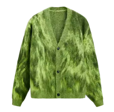 Custom Men's High Street Sweater Manufacturers | Supply OEM Cardigan Sweater For Streetwear Brands Wholesale Comfortable Vintage Sweater-GROOVECOLOR