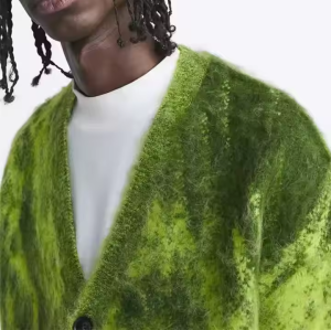 Custom Men's High Street Sweater Manufacturers | Supply OEM Cardigan Sweater For Streetwear Brands Wholesale Comfortable Vintage Sweater-GROOVECOLOR