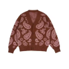 Custom Streetwear Graphic Cardigan Sweater Supplier | Wholesale Y2K Retro Long Sleeve Sweater Manufacturer | Knit Sweater Oversized Print Knitwear Factory