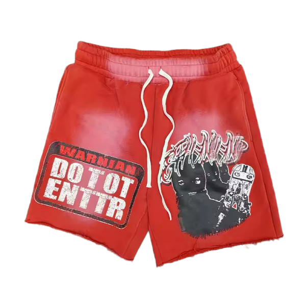 Streetwear Shorts Manufacturers | Custom Heavy Weight Raw Edge Acid Wash Short Supplier