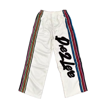 Private Label Streetwear Sports Pants | Hight Street Sportswear Manufacturer | Custom Letter embroidery Nylon Joggers | Jogging Pants Wholesale