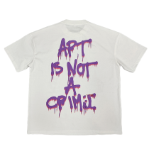 Mens Streetwear Graphic Tee Manufacturer | Gradient Skull funny t shirts for men | DTG Print Short-sleeved T-shirts Chinese Streetwear Supplier