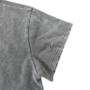 Chinese Rhinestone T shirts Manufacturer | Men's Wholesale Short-sleeved Retro Acid Washed T-shirts | Custom Washed Edge Wear Tee
