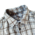 Streetwear Manufacturer China | Custom Casual Vintage Plaid Boxy Cropped Shirt Supplier | Wash Printing Oversized long Sleeve Shirts For Men