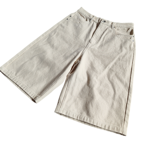 Streetwear Denim Shorts Manufacturer | Custom Casual Oversized Embroidery Wash Cotton Short | Wholesale Loose Jorts Baggy Denim Shorts For Men