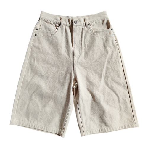 Streetwear Denim Shorts Manufacturer | Custom Casual Oversized Embroidery Wash Cotton Short | Wholesale Loose Jorts Baggy Denim Shorts For Men