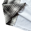Streetwear Oversized T-Shirts Manufacturer | Premium Boxy Vintage Plaid Heavyweight T Shirt | Distressed Patchwork Short Sleeve Cotton T-shirt Factory
