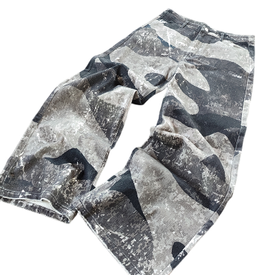 Mens Camo Pants Custom Supplier | Baggy Camouflage Trousers Manufacturer With Digital Printing For Fashion Brands
