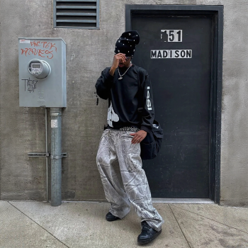 Baggy Pants Custom Vintage Mens Y2k Fashion Trousers Supplier | Cut And Sew Pants Manufacturers