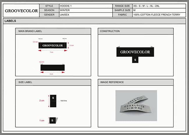 clothing sample manufacturing