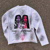 Custom Graphic Long Sleeve Tee Manufacturer | Premium DTG Print & Vintage Spray Effect | Groovecolor