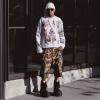 Custom Graphic Long Sleeve Tee Manufacturer | Premium DTG Print & Vintage Spray Effect | Groovecolor