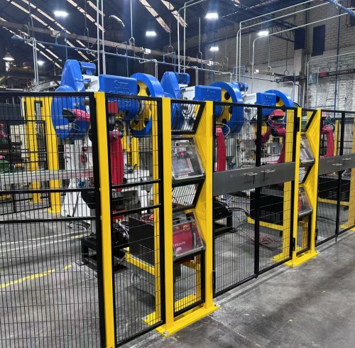 The tableware industry in South America achieves automation upgrade with industrial robots.