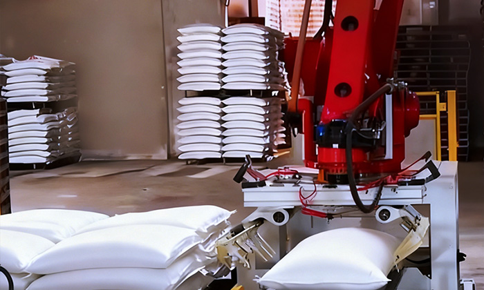 50kg Fertilizer Bag Automatic Palletizing Solution