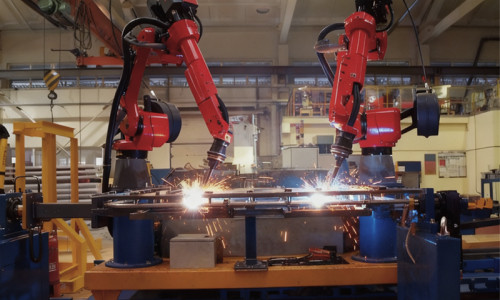 Automation Solution for Automotive Parts Welding Robots